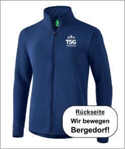 Sweatjacke navy Herren